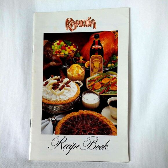 1986 Kahlua Liqueur Recipe Book Booklet Pamphlet‎ Retro Barware Cookbook - Picture 1 of 12